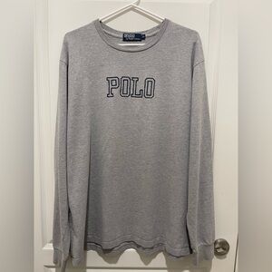 Ralph Lauren Heather Gray POLO Sweatshirt